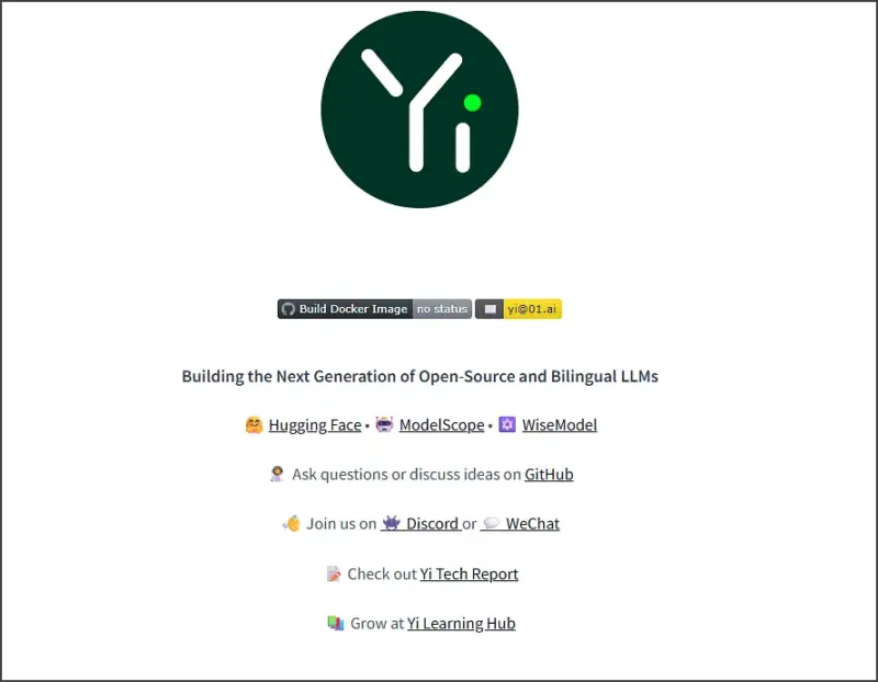 Yi 34B 200K Yi 34B 200K
