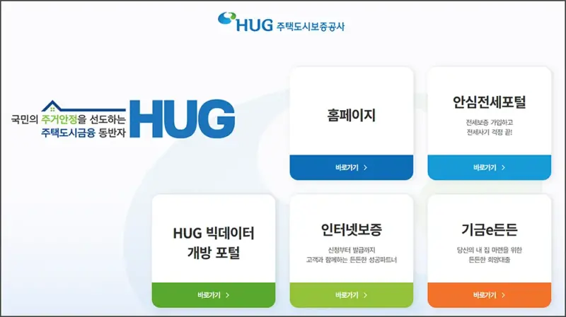 HUG 전세보증보험 특징
