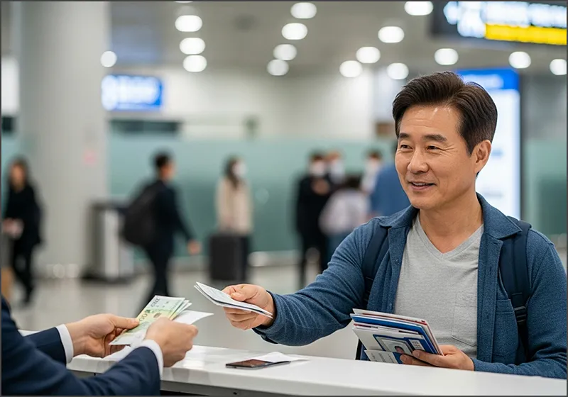 출국납부금 환급서비스란?