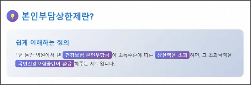 본인부담상한제 사후환급금이란