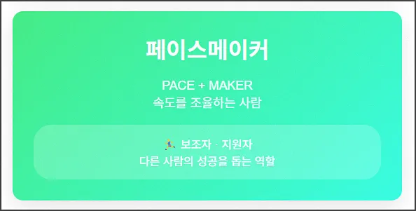 페이스메이커 뜻