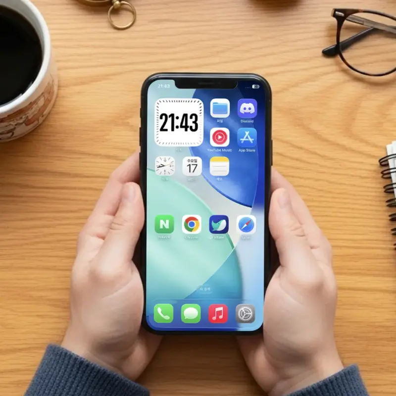 iOS26 리퀴드 글래스