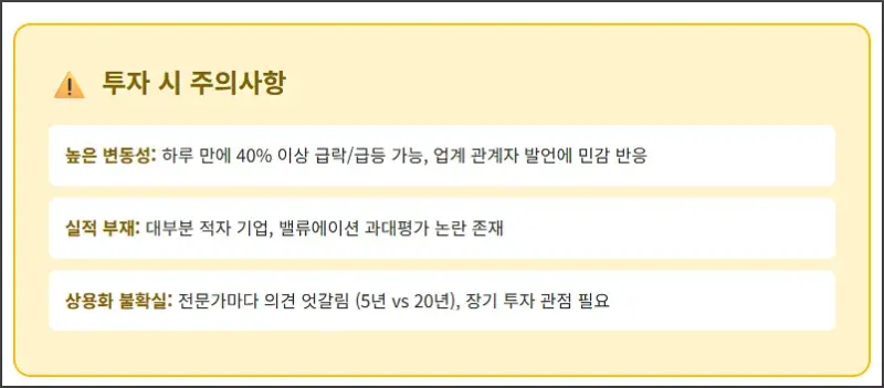 투자시 유의사항