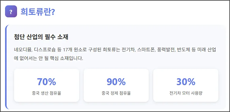 희토류란?
