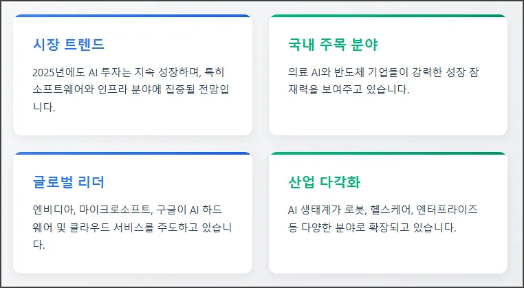 AI 관련주 인사이트
