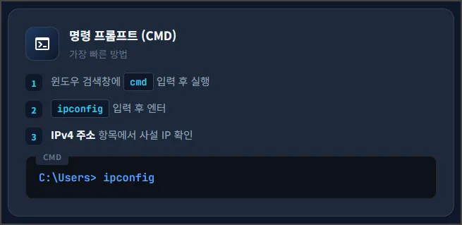 명령 프롬프트