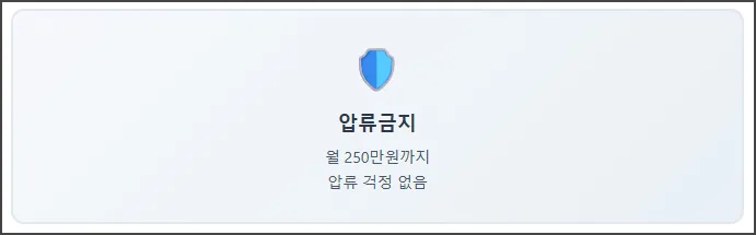 압류금지