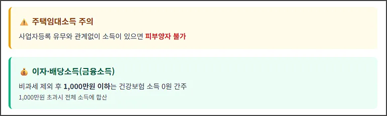 추가소득요건 기준