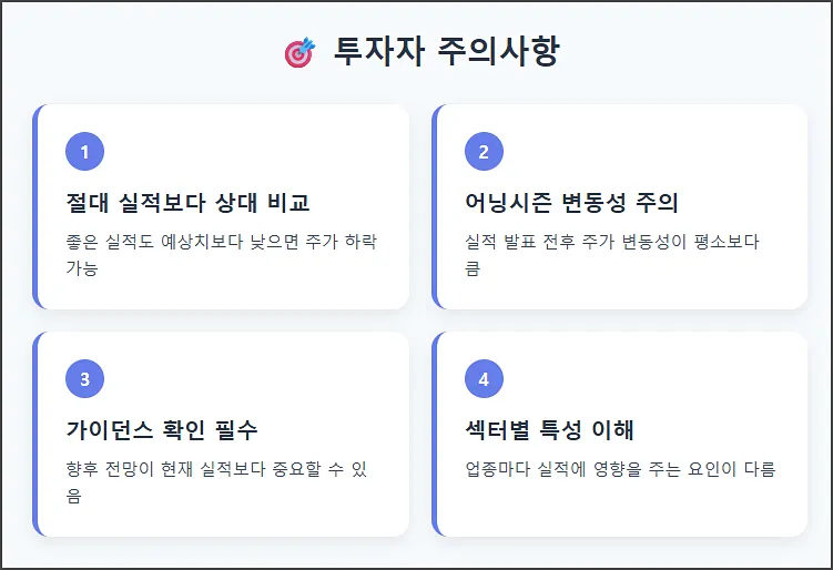 투자자 주의사항