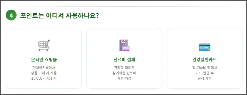 건강생활실천지원금 사용처