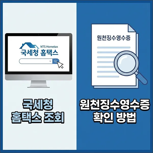 원천징수영수증 발급방법 섬네일