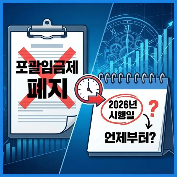 포괄임금제 뜻 폐지 섬네일