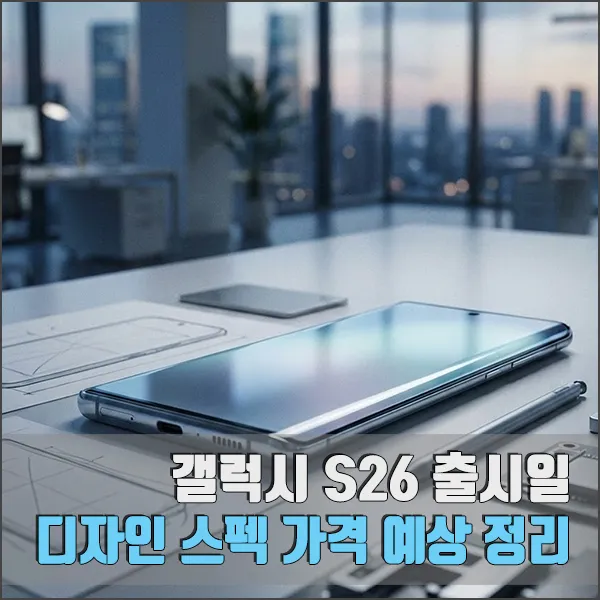 갤럭시 S26 출시일 섬네일