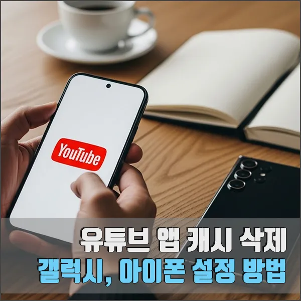 유튜브 앱 캐시 삭제 섬네일