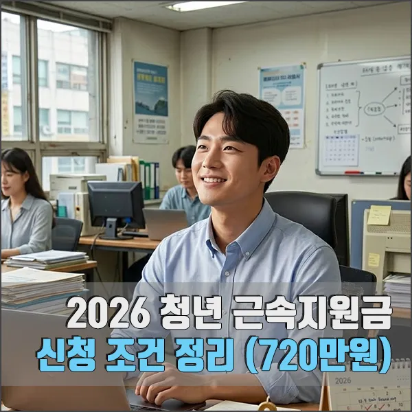 2026 청년 근속지원금