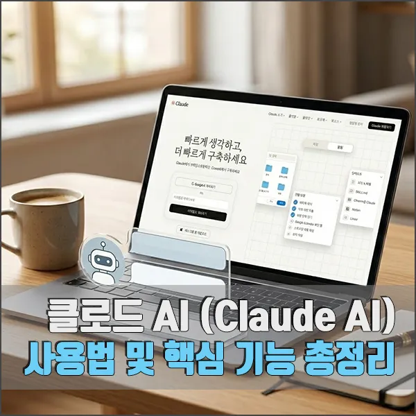 클로드 AI 사용법 및 핵심 기능 정리 섬네일