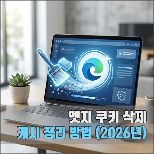 마이크로소프트 엣지 쿠키 삭제 캐시 정리 방법 섬네일