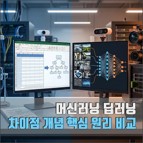 머신러닝 딥러닝 차이점 섬네일