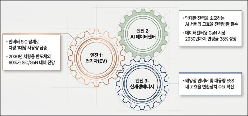 전력반도체 수요 증가 이유