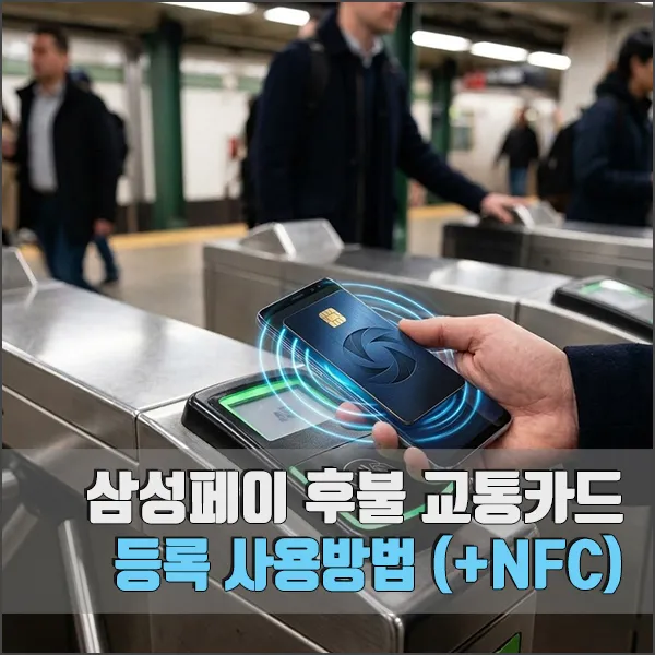 삼성페이 후불 교통카드 등록 방법 섬네일