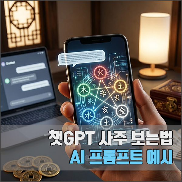 챗GPT 사주 보는법 AI 프롬프트 섬네일