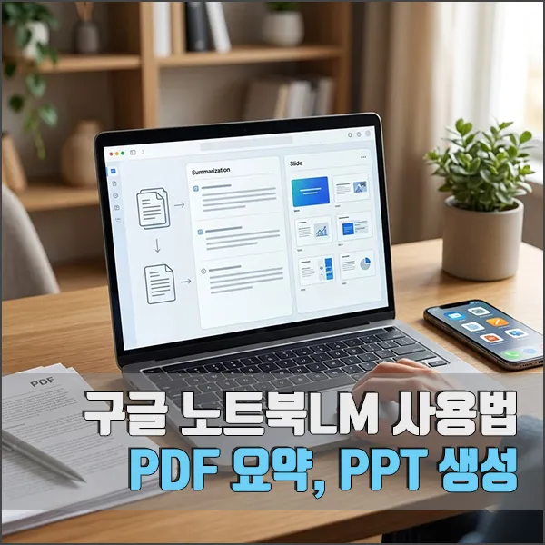 구글 노트북LM(NotebookLM) 사용법 섬네일