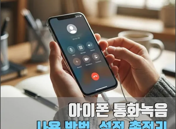 아이폰 통화녹음 섬네일