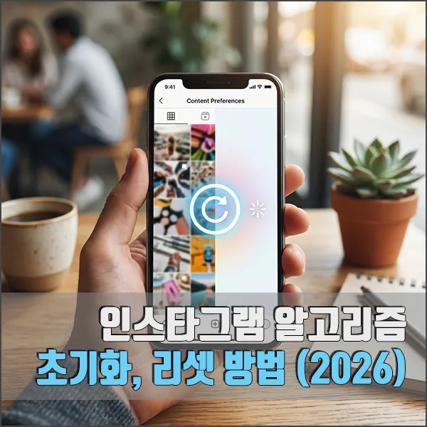 인스타 알고리즘 초기화 리셋 방법 섬네일