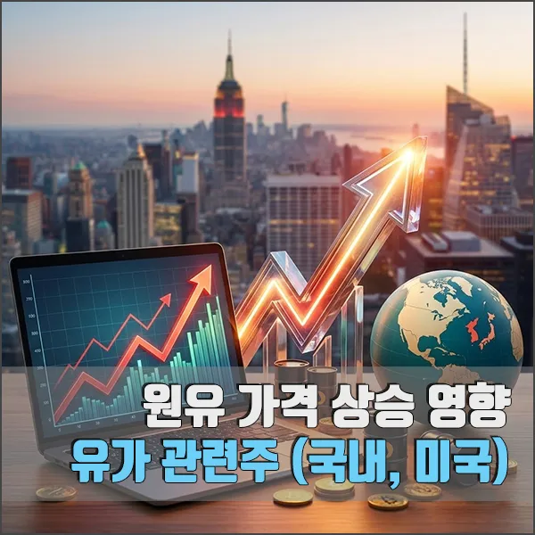 원유 가격 상승 영향 받는 유가 관련주 정리 섬네일