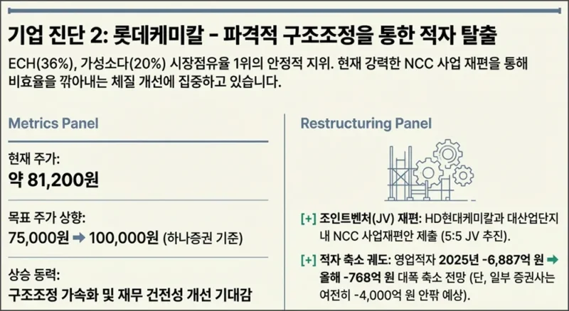 롯데케미칼 기업 진단 및 분석