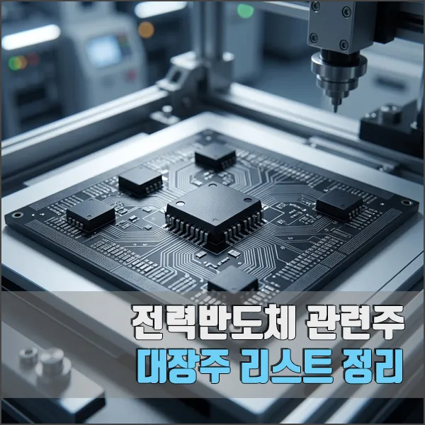 전력반도체 관련주 대장주 섬네일