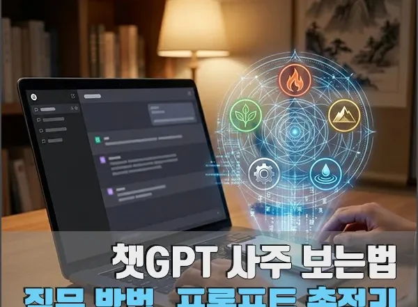 챗GPT 사주 보는법