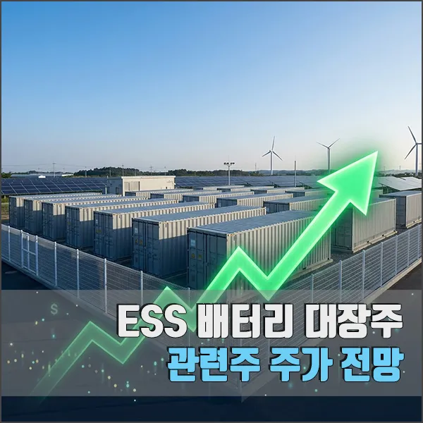 ESS 배터리 대장주 관련주 주가 전망 섬네일