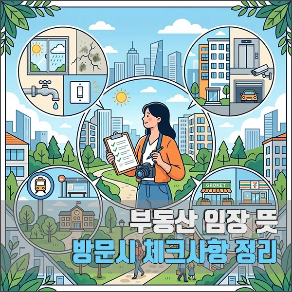 부동산 임장 뜻, 방문시 체크사항 정리 섬네일